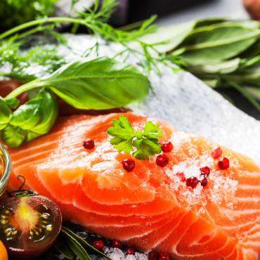 Salted Salmon with Parmesan and Potatoes